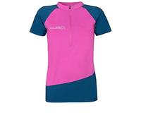 Rock Experience REWT01491 Merlin SS HZ T-Shirt Women's 0834 Super Pink+1484 Moroccan Blue XL