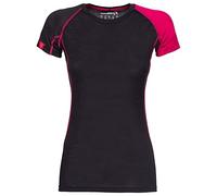 ROCK EXPERIENCE REWT01701 Makani 2.0 SS T-Shirt Women 0208 Caviar+2000 Cherries Jubilee M