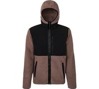 Rock Experience Savoonga Hoodie Fz Man Fleece forro polar con capucha hombre - Deep Taupe/Caviar - S