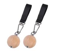 Rock Grip Training Balls - 2 Piece Non Slip Climbing Strength Set, Forearm Exercise Equipment Item, Grip Power Development Accessory Tool, Resistance Workout Performance Enhancer | Barbell Training,