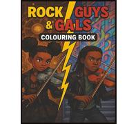 Rock Guys & Gals - Colouring Book: Musical Scenes | Adult & teens activity book |