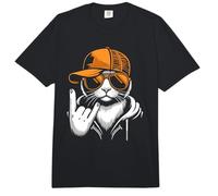 Rock Hand, Rocker, Hombres y niños, Gato de música Rock Comfort Colors Adult Heavyweight T-Shirt