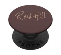 Rock Hill South Carolina Diseño Elegante Vintage PopSockets PopGrip Adhesivo