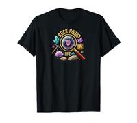 Rock Hound Life Geologist Crystal Collector Mineral Hunter Camiseta