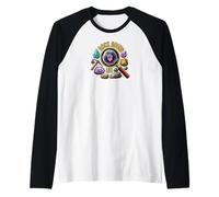 Rock Hound Life Geologist Crystal Collector Mineral Hunter Camiseta Manga Raglan