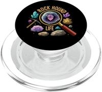 Rock Hound Life Geologist Crystal Collector Mineral Hunter PopSockets PopGrip para MagSafe