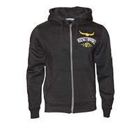 ROCK-IT Apparel I Chaqueta con Capucha para Hombre Racer 07" I Sudadera con Cremallera y Capucha [TallasS-5XL] Sudadera con Capucha Premium para Hombre I Hoodie Gris XXL
