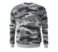 ROCK-IT Apparel Sudadera de Camuflaje para Hombre Jersey de Cuello Redondo con Gran Comodidad de Uso Tallas S - 5XL Tejido French Terry tamaño Regular 3XL