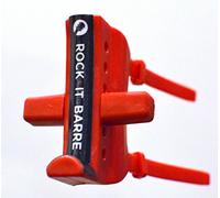 Rock-iT Barre Dispositivo de acordes para guitarra y ukelele con bolsa de transporte (rojo)
