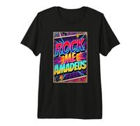 Rock Me Amadeus Estilo 80 Camiseta Premium