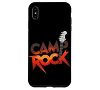 Rock Music Camp - Camiseta gráfica de Guitarra para Amantes de la música Carcasa para iPhone XS MAX