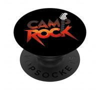 Rock Music Camp - Camiseta gráfica de Guitarra para Amantes de la música PopSockets PopGrip Adhesivo