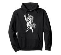Rock Music Unicornio Funny Heavy Metal Sudadera con Capucha