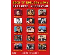 Rock 'n' roll 50's & 60's dynamite superstar - 50 hits explosifs !!! [Francia] [DVD]