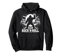 Rock N Roll Bigfoot Sasquatch Yeti Forest Heavy Metal Sudadera con Capucha