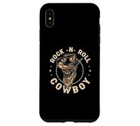 Rock-N-Roll Cowboy | Western Wild West | Esqueleto Vaquero Carcasa para iPhone XS MAX