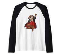Rock 'N' Roll Otter Cool Gafas de Sol Estilo Camiseta Manga Raglan