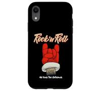 Rock 'N Roll Santa, New Year Christmas Santa Clause Graphic Carcasa para iPhone XR