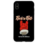 Rock 'N Roll Santa, New Year Christmas Santa Clause Graphic Carcasa para iPhone XS MAX