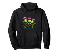 Rock N Thistles Festival Escocés Flores Sudadera con Capucha
