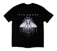 Rock Off Bad Omens Moth Black T Shirt