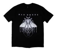 Rock Off Bad Omens Moth Black T Shirt
