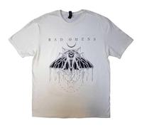 Rock Off Bad Omens 'Moth' - Camiseta unisex de manga corta, natural, 60