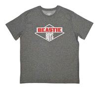 Rock Off Beastie Boys Diamond Logo Hombre Camiseta Gris M, 75% algodón, 25% Viscosa, Regular