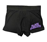 Rock Off Black Sabbath - Calzoncillos tipo bxer unisex con logotipo ondulado, Negro, M