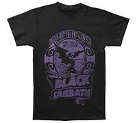 Rock Off Black Sabbath Señor de Este Mundo Camiseta, Negro, XL para Hombre
