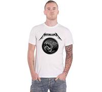 Rock Off Camiseta Metallica 'Black Album Poster' (Negro)