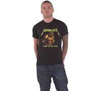 Rock Off Camiseta Metallica 'Jump in the Fire Vintage' (Negro), Negro, M