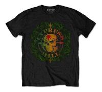 Rock Off Cypress Hill T Shirt South Gate Logo and Leaves Nuevo Oficial De Los Hombres