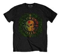 Rock Off Cypress Hill T Shirt South Gate Logo and Leaves Nuevo Oficial De Los Hombres Size L