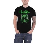 Rock Off Cypress Hill T Shirt Twin Pipes Band Logo Nuevo Oficial De Los Hombres Size L