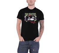 Rock Off Foo Fighters T Shirt Medicine At Midnight Taped Band Logo Oficial De Los Hombres Size L