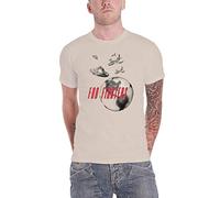 Rock Off Foo Fighters T Shirt UFO Planes Band Logo Nuevo Oficial De Los Hombres Natural Size M