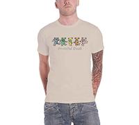 Rock Off Grateful Dead T Shirt Dancing Bears Band Logo Nuevo Oficial De Los Hombres Sand Size L