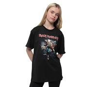 Rock Off Iron Maiden Kids T Shirt Trooper Band Logo Nuevo Oficial Negro Ages 5-14 Yrs Size XX-Large (13/14 Yrs)