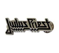 Rock Off Judas Priest Logo Pin Badge Negro Unisex Pin 35 mm x 25 mm, Negro , Talla única