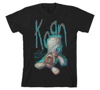 Rock Off Korn 'SoS Doll' (Negro) Camiseta, Negro, Medium