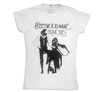 Rock Off Ladies Fleetwood Mac Rumours Oficial Camiseta Mujeres señoras (Small)