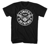Rock Off Lynyrd Skynyrd Black Freebird 73 Wings - Camiseta para Hombre, Color Negro, Negro, L