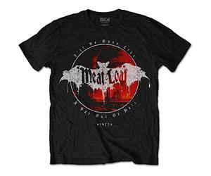 Rock Off Meat Loaf I'Ll Be Gone Oficial Camiseta para Hombre (Large)