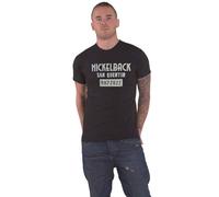 Rock Off Nickelback 'San Quentin' - Camiseta unisex de manga corta (negra), Negro, L