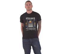 Rock Off Nickelback 'Those Days VHS' - Camiseta Unisex de Manga Corta (Negra), Negro, 54