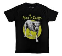 Rock Off officially licensed products Alice in Chains - Camiseta unisex de manga larga con texto en ingls "Three-Legged Dog v2" (negro), Negro, 42