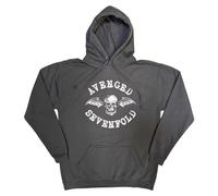Rock Off officially licensed products Avenged Sevenfold Band - Sudadera con capucha y logotipo, Carbón vegetal, Medium
