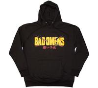 Rock Off officially licensed products Bad Omens Samurai Woman Oficial Sudaderas Capucha Hombre (Large)