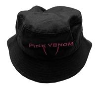 Rock Off officially licensed products Blackpink Bucket Hat Rosa Venom Logo Nue oficial Unisex Negro Large/X-Large, Negro , Talla única
